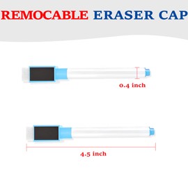 Whiteboard Markers/Pen with Eraser Set, 9 Color /10 Piecs, Fine Tip Colour, Low Odor Dry Erase Ink Markers Erasable for Home, School and Office Uses