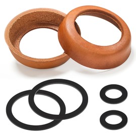 euluoziqing 2 Stück Ledermanschette für Schwengelpumpe Typ 75, Dichtungen Schwengelpumpe Ersatzteile, O-Ringe Dichtung Kolbenmanschette für Gartenpumpe Handpumpe Brunnenpumpe (Braun)