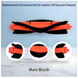 Replacement Accessories kit for xiaomi s20 Vacuum Cleaner, Parts 2 Main Brush 4 Side Brush 4 Hepa Filters 4 Mop Pads Spare Attachments