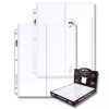 Lot of 20 BCW Pro 2 Pocket 4 x 10 Envelope / Brochure Album Pages binder sheets