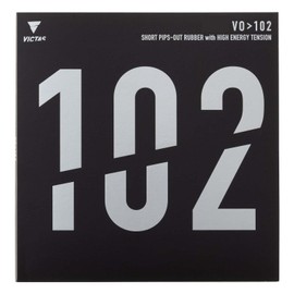 VICTAS 020222 Table Tennis Rubber VO>102 Surface Soft High Energy Tension for Attacking, Red 2.0