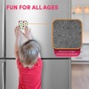 1 x Square MDF Fridge Magnet - Tropical Frog Pattern