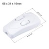 sourcing map Inline Cord Switch AC 250V 1A Duplex On-Off