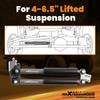 maXpeedingrods Dual Steering Stabilizer for Jeep Wrangler YJ 1987-1995, for