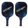 2Pcs Pickle Ball Paddles Durable Carbon PE Comfortable Grip Light