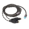 2Pin Sound Cable 3 in 1 Silver Plated Copper Cable