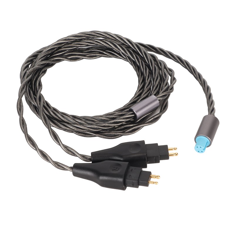 2Pin Sound Cable 3 in 1 Silver Plated Copper Cable