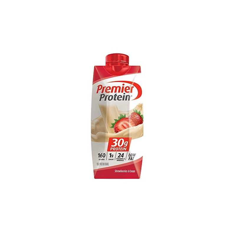 Premier Protein 30g Protein Shakes, Strawberries & Cream 11 Fluid