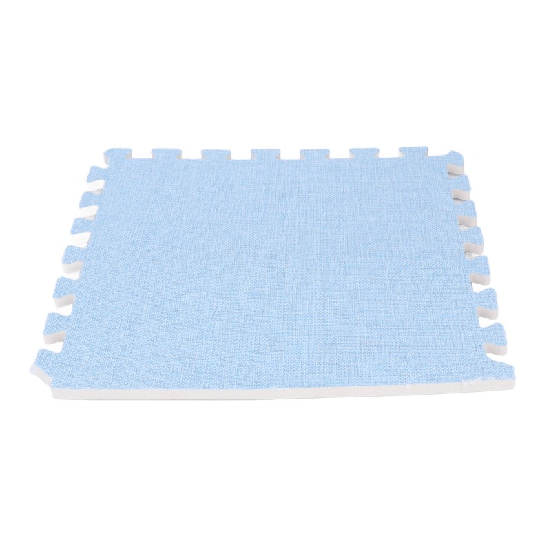 Cotton Linen Interlocking Mat Thicken Soundproofing Cuttable Patchwork Puzzle Foam