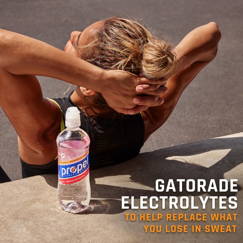 Propel Immune Support Electrolyte Enhanced Water Sports Drink, Pineapple Peach