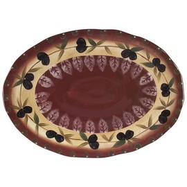 JCPenney Tuscan Dreams 20" Oval Serving Platter