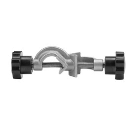 Oumefar Lab Stand Clamp Holder, Stainless Steel Right Angle Lab Stand Clamp Holder with Boss Head Rods, Silver Adjustable Grip Support Right Angle Clip for Laboratory