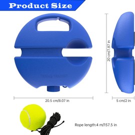 YYUEZHI Tennis Trainer Set, Tennis Self Playing, Tennis Bounce Trainer, Tennis Ball with Elastic Band, Exercise Equipment, Tennis Ball Training Set for Adults, Children, Players, Beginners