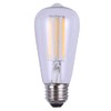 Canarm Clear LED Bulb, B-LST45-6-48, E26 Socket, 8W ST45 Shape,