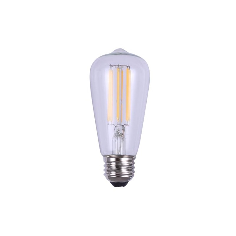 Canarm Clear LED Bulb, B-LST45-6-48, E26 Socket, 8W ST45 Shape,