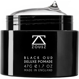 ZOUSZ Black Oud Deluxe Pomade – Premium Hair Clay & Styling Wax for Men – Strong Hold Hair Wax for All Hair Types – Gift for Him, 47g