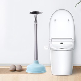 Desatascador de Inodoro de Goma con Largo para Reparar Inodoros y Desagües Obstruidos, Desatascador de Inodoro para Baño, Limpieza Rápida de Tuberías, Desatascador de Inodoro