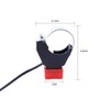 Aramox Motorcycle Stop Switch, Universal Mini Moto Quad Dirt Bike