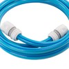 1/2" Blue Grey Flexible Garden Hose - 4 Layer Reinforced