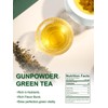 TeeLux Gunpowder Green Tea Loose Leaf, Mellow & Smooth Taste,
