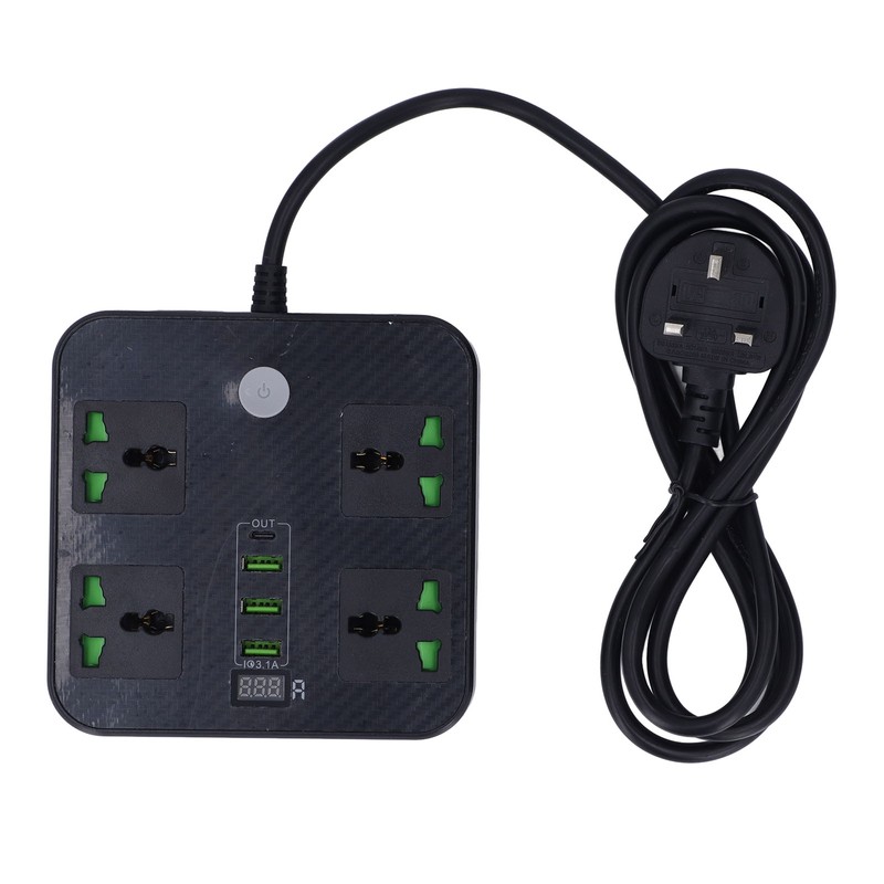 Power Socket Multifunction 8 in 1 DC 5V 3.1A USB
