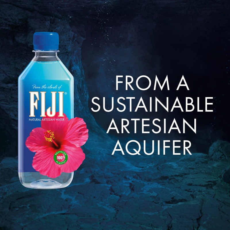 FIJI Natural Artesian Bottled Water 500mL / 16.9 Fl Ounce