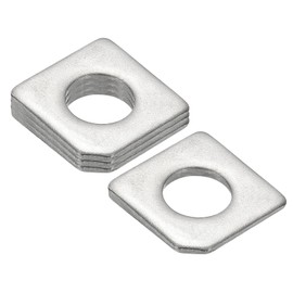 PATIKIL 4pcs M14 Beveled Square Washers, 14x30mm Missing Angle Square Beveled Washers Bearing Strut Plate Flat Spacer 304 Stainless Steel for Bolts Wedge Shim Leveling Fastener Nut Gasket