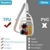 CXJYSD Riñonera Transparente,Impermeable,Manos Libres, Cartera Para Mujer,Ideal Para Deportes Al