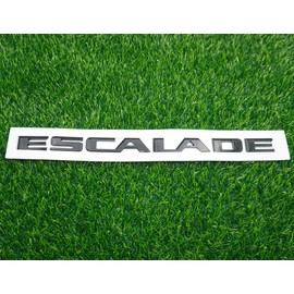 1Pc Escalade 3D Badge Rear Liftgate Letter Logo Nameplate Sticker Replacement for 2015-2022 Escalade Emblem (Gloss Black)