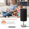 Bedside Lamp with USB Port - Touch Control Table Lamp