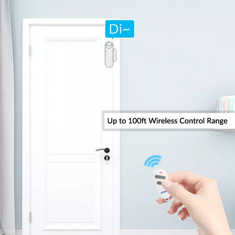 KERUI Wireless Remote Control Magnetic Sensor Door Window Home Security