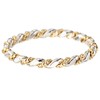 LUKRAY Braided Stacking Ring | Silver and Gold Statement Ring