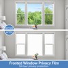 HIDBEA Frosted Window Privacy Film - Non Adhesive Static Cling