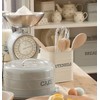 Living Nostalgia Kitchen Craft Steel Utensil Pots, Cream
