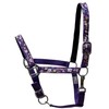 Equitem 2 Ply Nylon Horse Size Halter with Flower Design