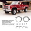 Pyhodi 25 Inch 6AN Power Steering Pump Hose Kit, Nylon