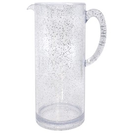 Lillian Collection Silver Glittery Acrylic Pitcher - 60 Oz, Clear, 1 Pc