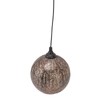 5.9in Solar Lantern Garden Garden LED Solar Hanging Lights Round