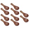 10pcs Small Wooden Spoons Cooking Condiments Spoons for Kitchen Seasoning