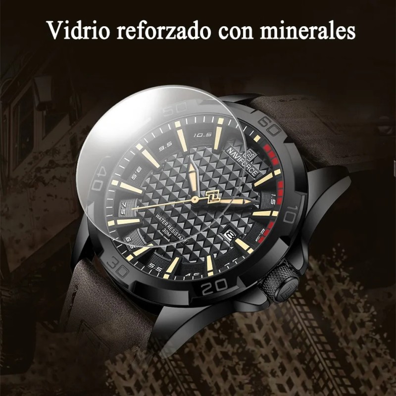 Relojes Masculinos Naviforce Relojes Casuales Impermeables