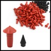 Hihaha 170Pcs Car Mushroom Shaped Tire Repair Insert Plugs Red