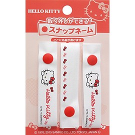 Pioneer Sanrio KS-KS01 Snap Name, Approx. Length 5.9 x Width 0.6 inches (150 mm) x Width 0.6 inches (16 mm), Pack of 3