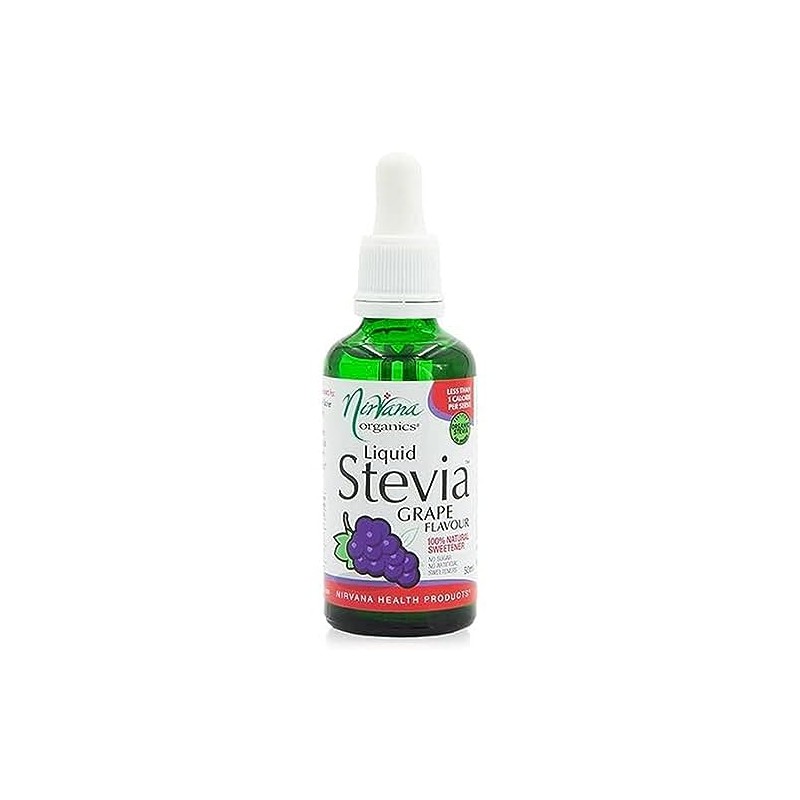 Nirvana Organics Grape Stevia Liquid 50 ml