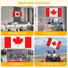 Fidqiog 3x5 Ft Canadian Flags, Screen Printed Maple Leaf Large