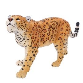 Children Emulational Zoo Animal Leopard Toys Plastic Wild Animal Doll Educational Toys