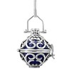 OUTLETISSIMO® UN12 Necklace with Angel Caller Harmony Ball Pendant Blue