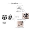Soccer Screwback Earrings for Women - 925 Sterling Silver Sports