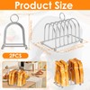2 or 5Pcs Slices Toast Rack with Ball Feet and