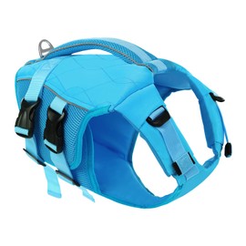 KONVINIT Dog Life Jacket, Life Jacket for Dogs, Dog Life Jacket for Small, Medium, Large Dogs for Boating, Swimming, Surfing, Size Adjustable with Handle and Reflectors