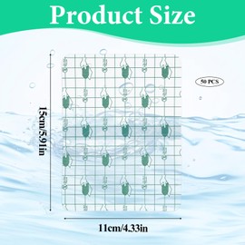PEOVLVN 50 Pcs Waterproof Dressings for Wounds, Second Skin Tattoo Aftercare Waterproof Bandage Transparent Stretch Film Dressing Tattoo Cover for Swimming Shower Skin Protection (11x15cm)
